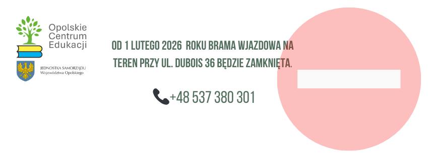 Informacja - Brama wjazdowa na Dubois