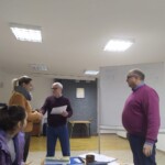 Uczestnicy szkolenia z nauki języka polskiego dla emigrantów z Ukrainy